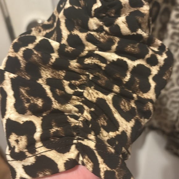 Ellen Tracy Leopard Blazer L - Picture 3 of 5